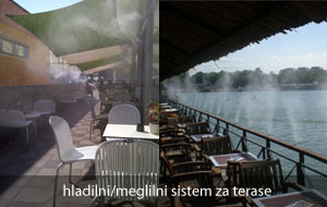 Hladilni / meglilni sistem